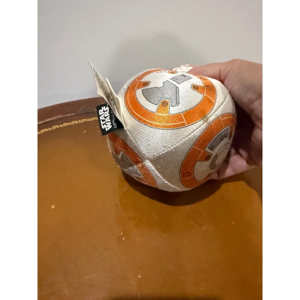 Disney Store BB-8 Plush Kids OS White Orange Excellent Star Wars Droid Toy